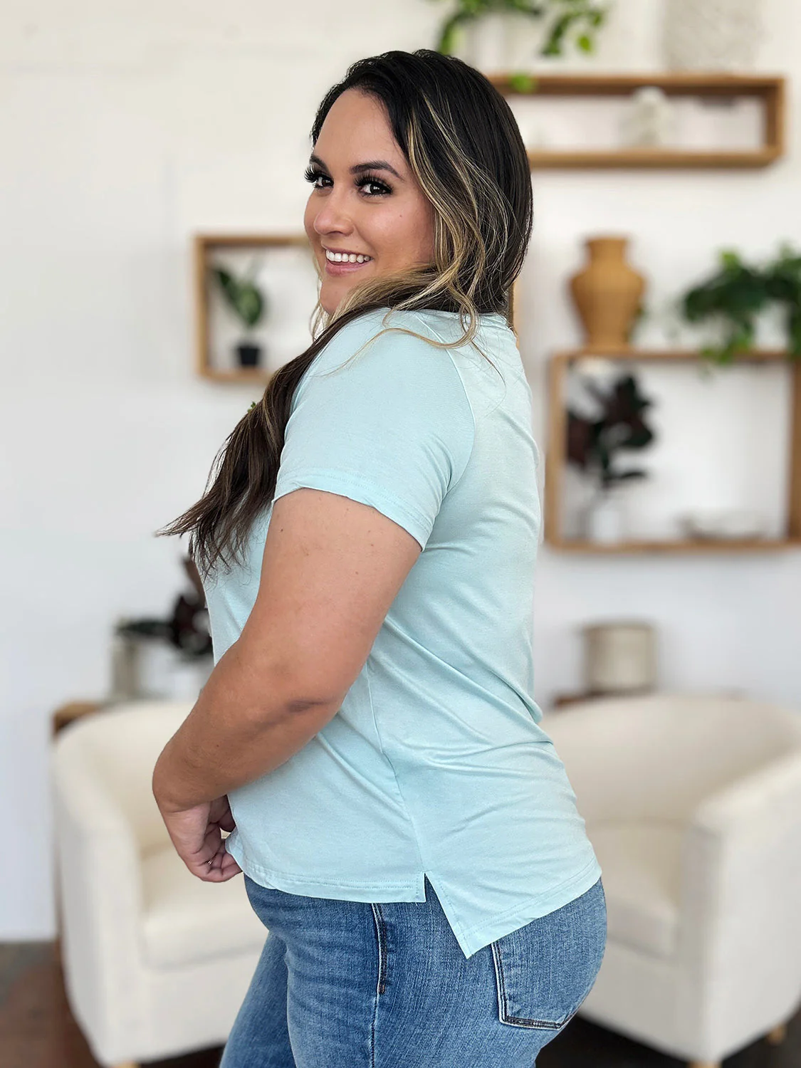 Basic Bae Bamboo Full Size  Round Neck Short Sleeve T-Shirt - Image 17