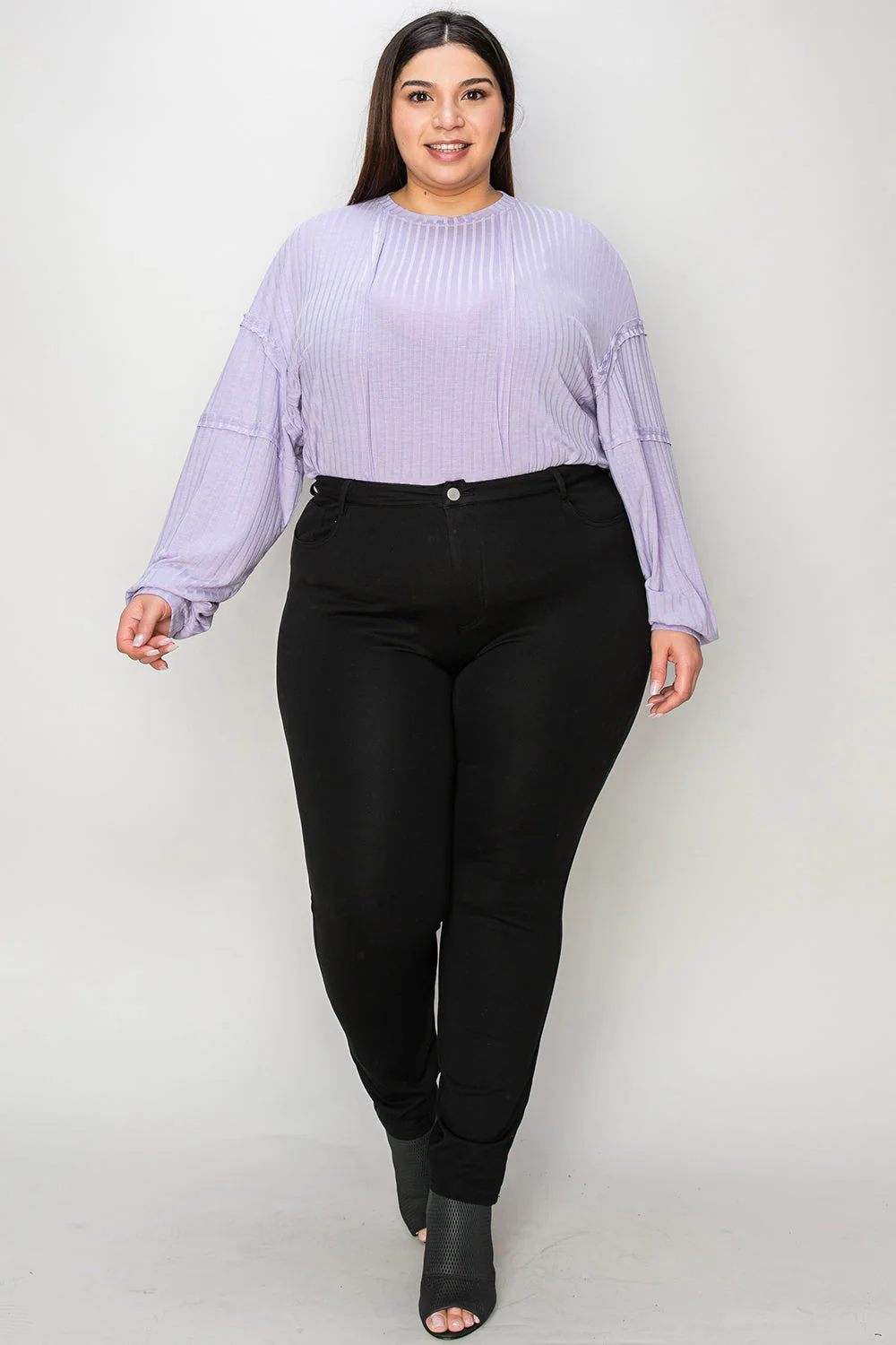 Basic Bae Full Size Ribbed Round Neck Long Sleeve T-Shirt - Image 10