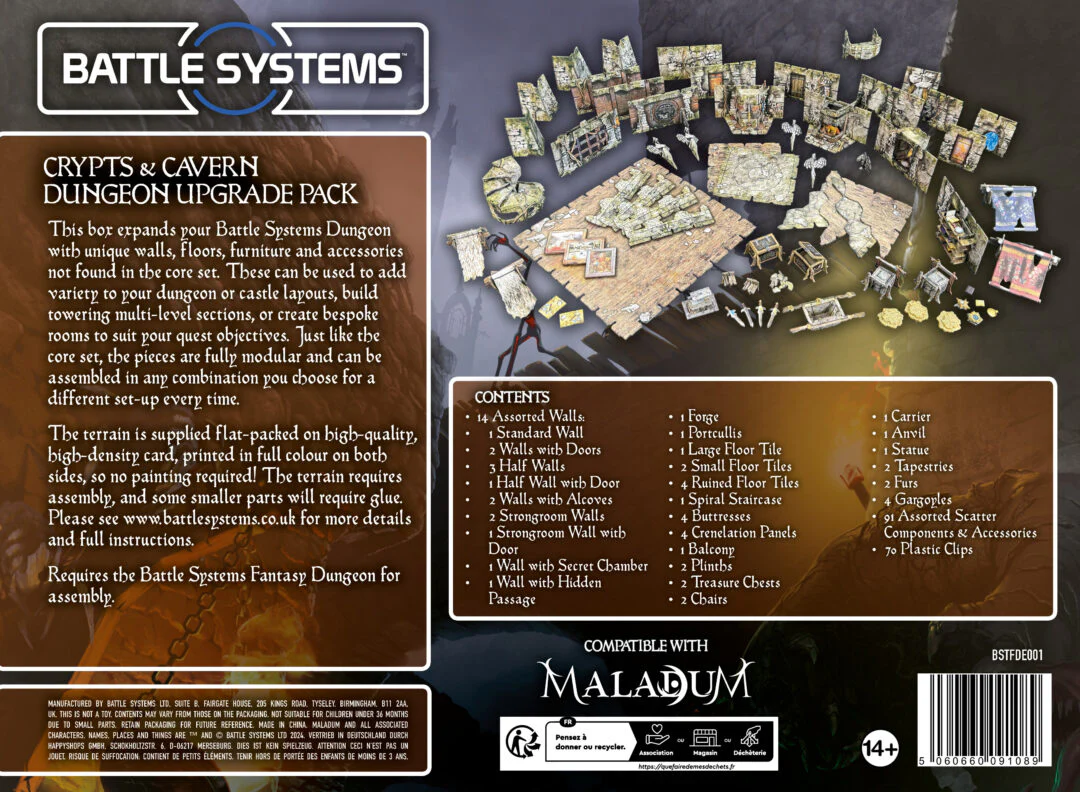 Battle Systems: Crypts and Caverns Dungeon Upgrade Pack - Image 2