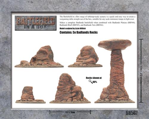 Battlefield in a Box: Badlands Pillars - Mars - Image 2