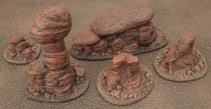 Battlefield in a Box: Badlands Tors - Mars - Image 3