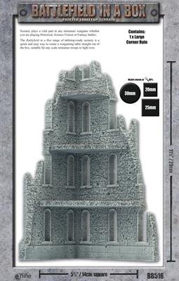 Battlefield in a Box: Gothic Battlefields - Large Corner Ruin - Image 2