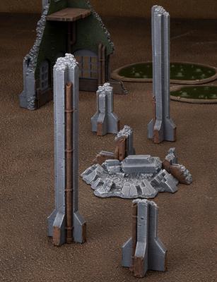 Battlefield in a Box: Gothic Industrial - Pillars - Image 6