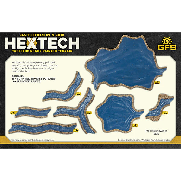 Battlefield in a Box: HexTech - Rivers and Lakes - Image 2