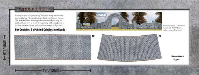Battlefield in a Box: Wartorn Village - Cobblestone Road - Image 2