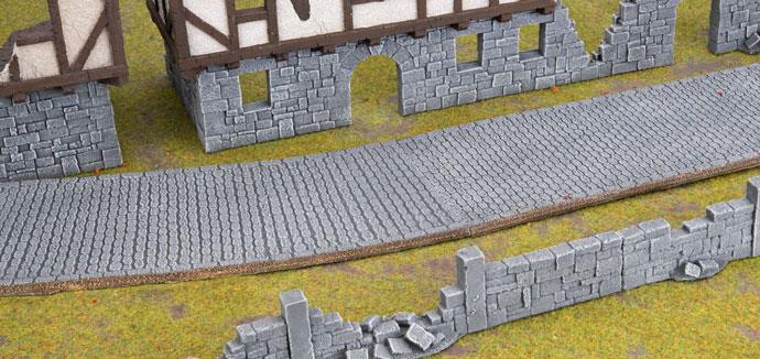 Battlefield in a Box: Wartorn Village - Cobblestone Road - Image 4