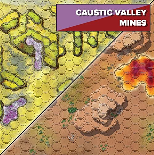 BattleTech Alien Worlds: Battle Mat - Caustic Valley/Mines - Image 2