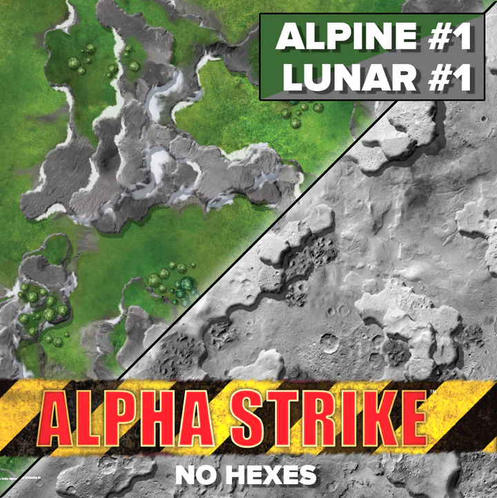 BattleTech: Battle Mat - Alpha Strike - Alpine/Lunar - Image 2
