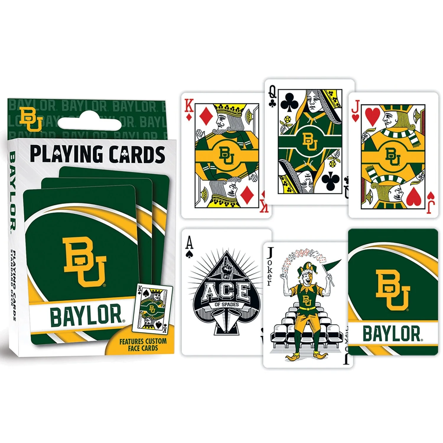 Baylor Bears Playing Cards - 54 Card Deck by MasterPieces Puzzle Company INC - Image 3