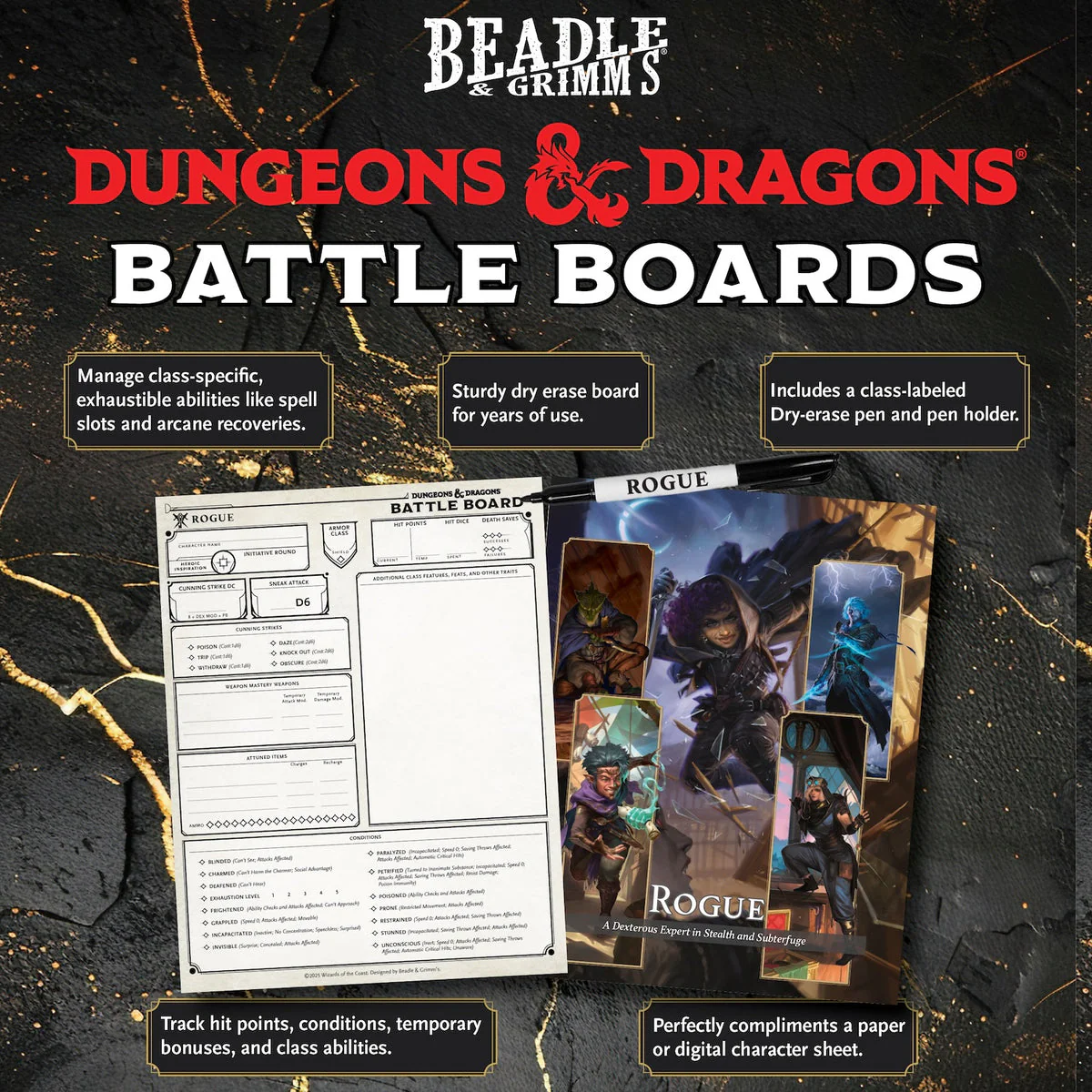 Beadle & Grimm's D&D Battle Board: Rogue - Image 2
