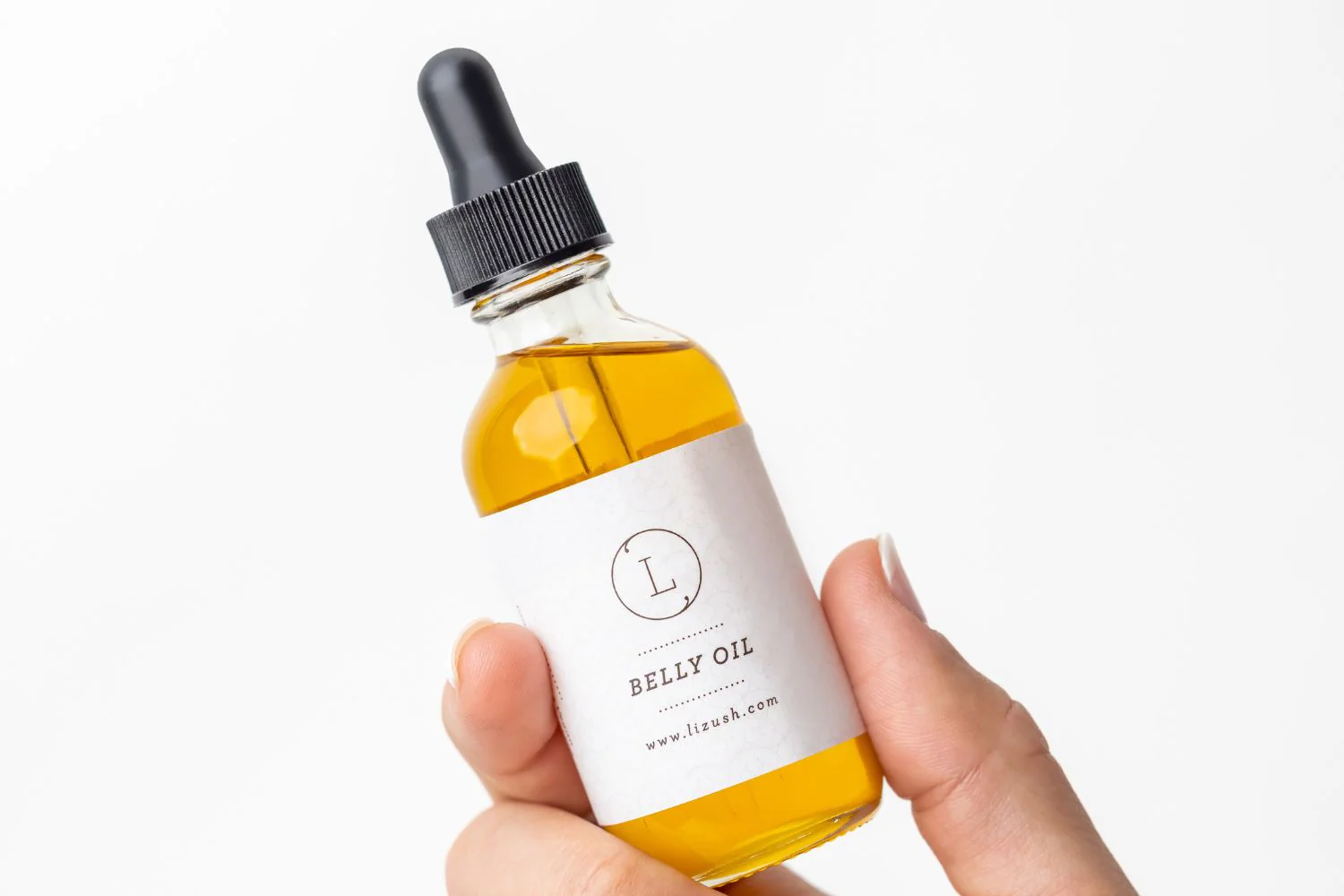 Belly Oil, Natural Stretch Marks Oil, Pregnancy Skin Care by Lizush - Image 2