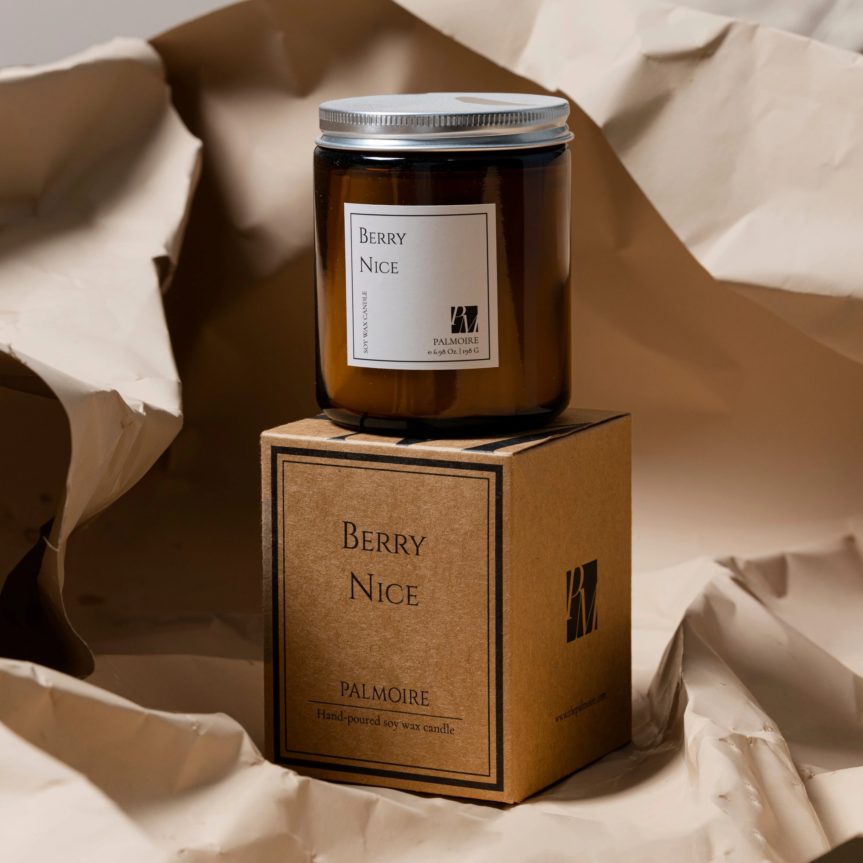 Berry Nice Soy Wax Candle by PALMOIRE - Image 3