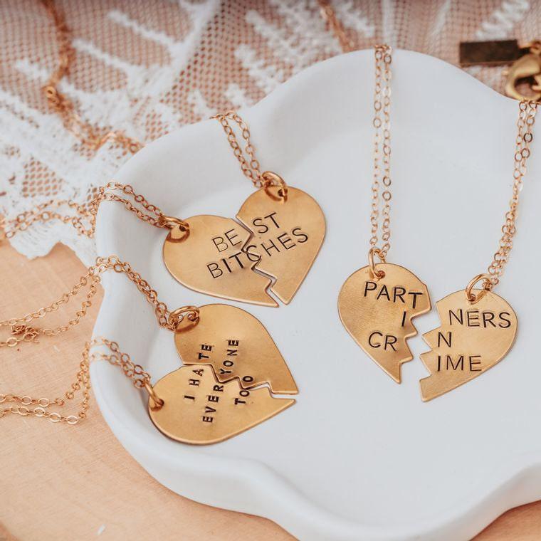 BEST BUDS 420 Broken Heart Necklace by Salt and Sparkle - Image 4