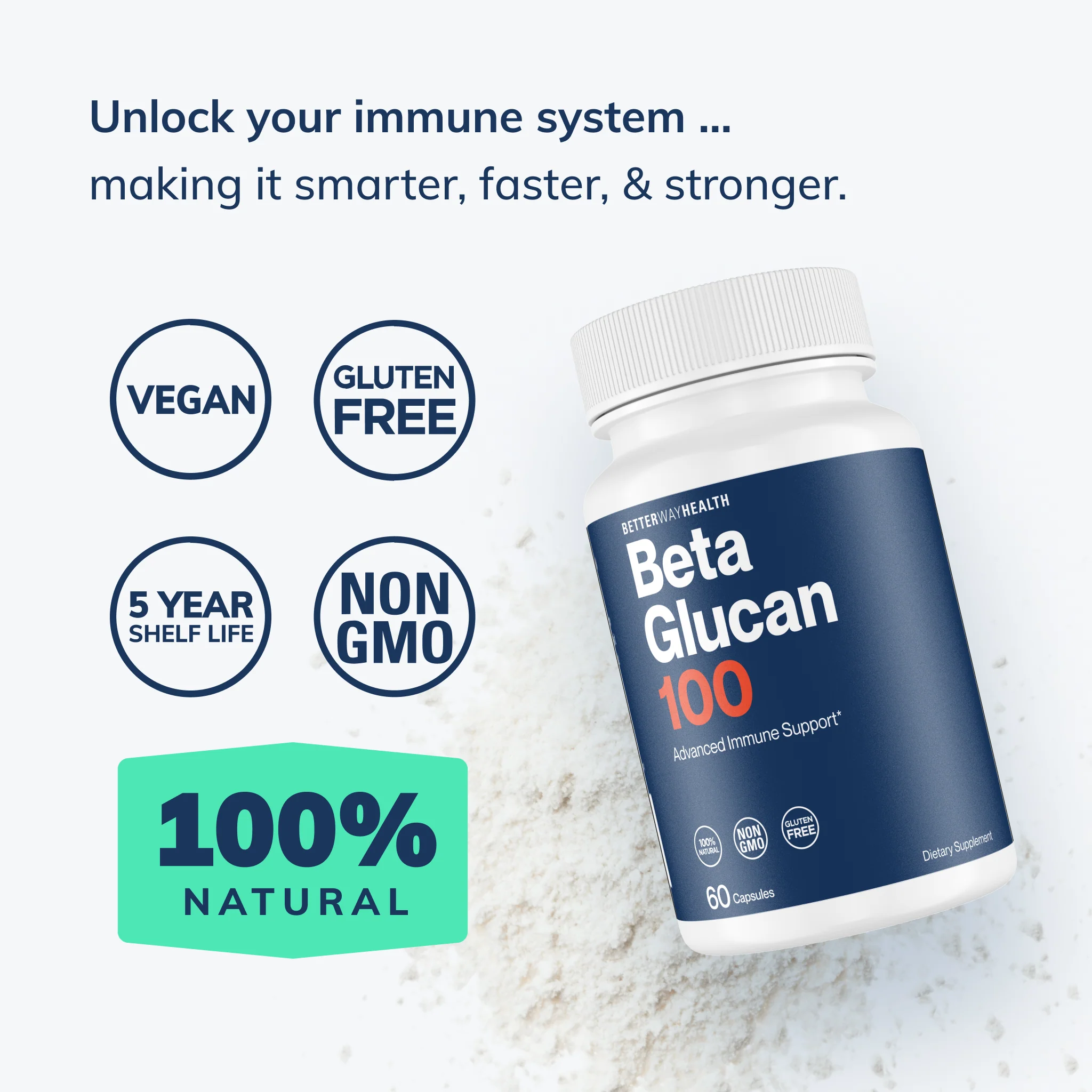 Beta Glucan 100 by Better Way Health - Image 3