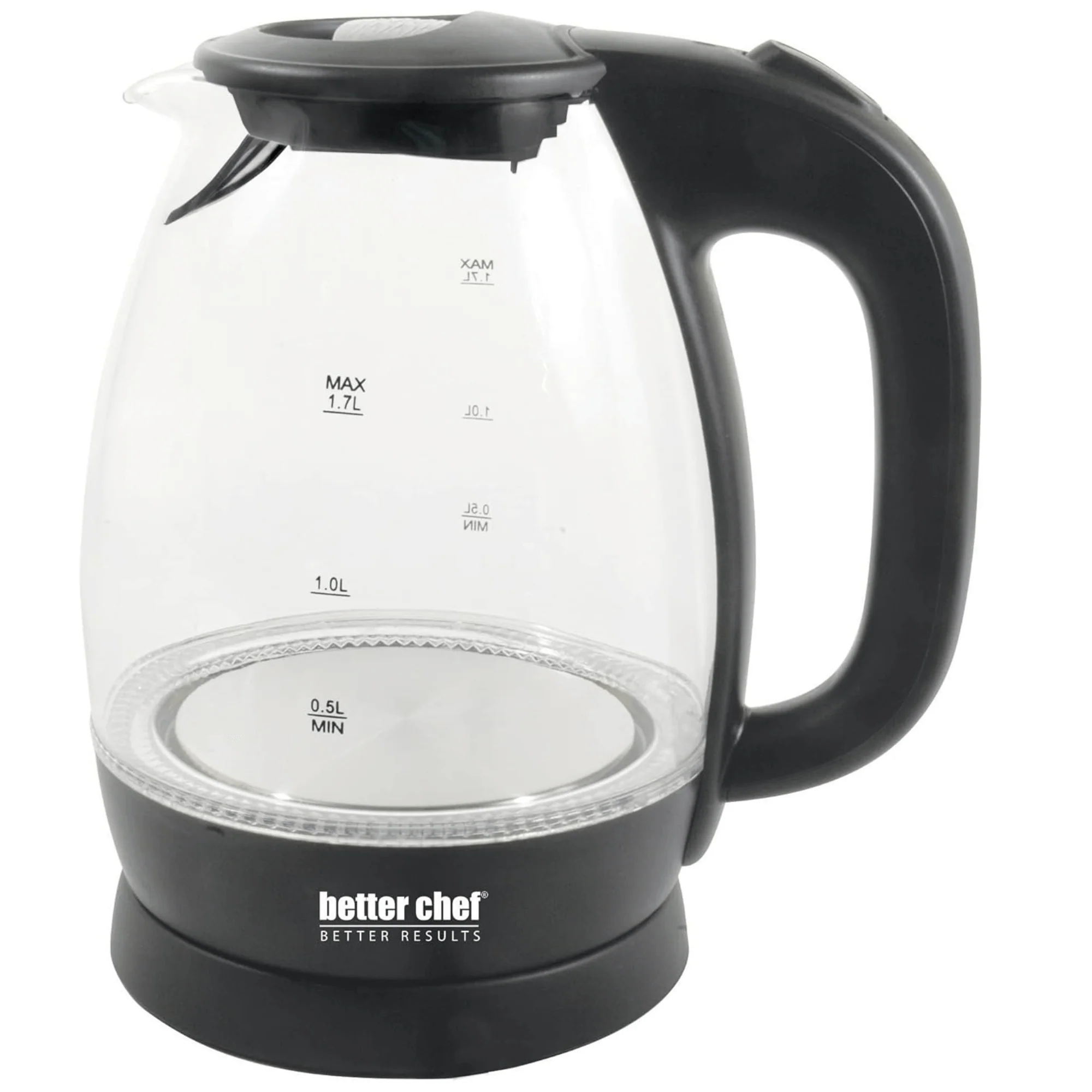 Better Chef 7-Cup Cordless Borosilicate Glass Electric Kettle with LED Light by Jupiter Gear Home - Image 2