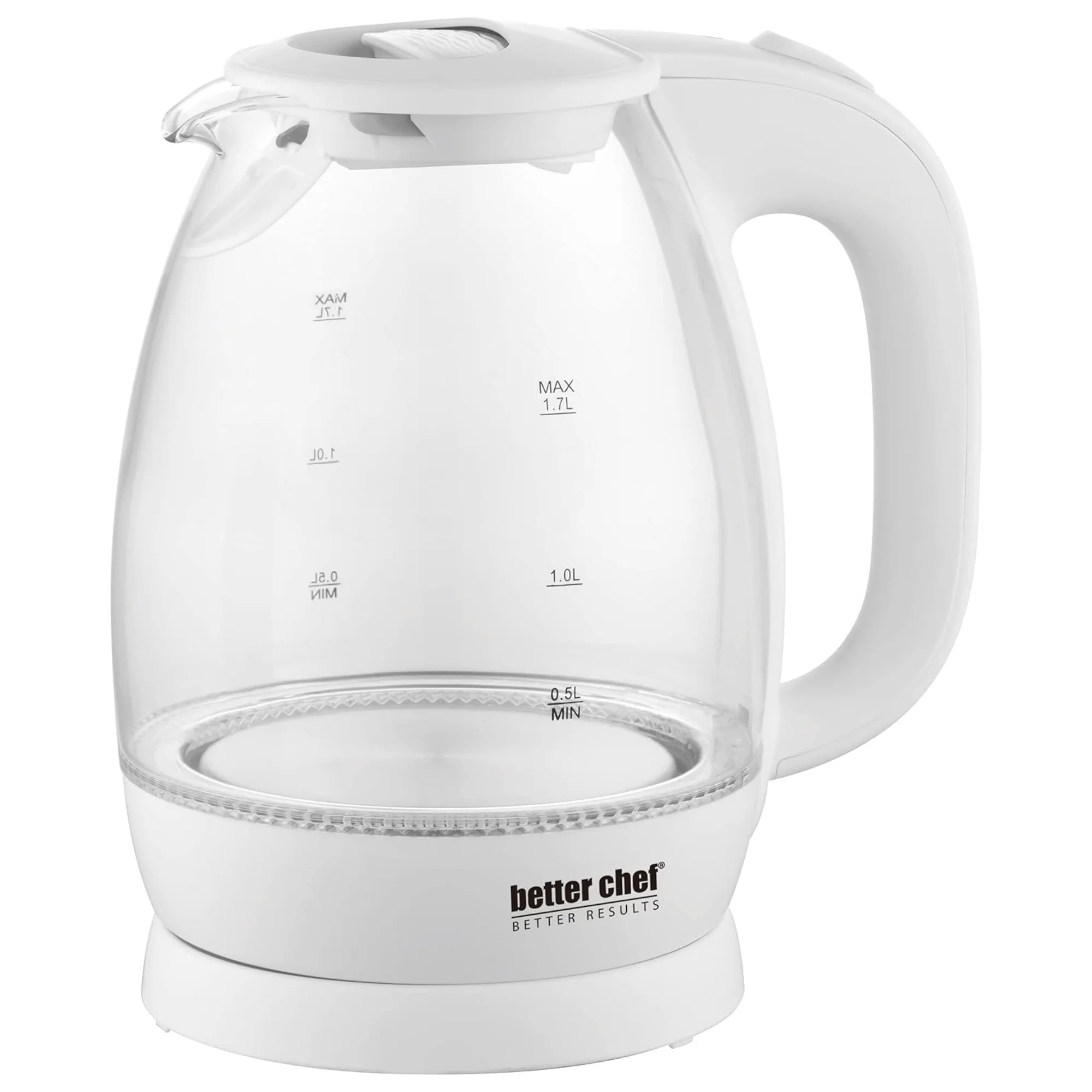 Better Chef 7-Cup Cordless Borosilicate Glass Electric Kettle with LED Light by Jupiter Gear Home - Image 7