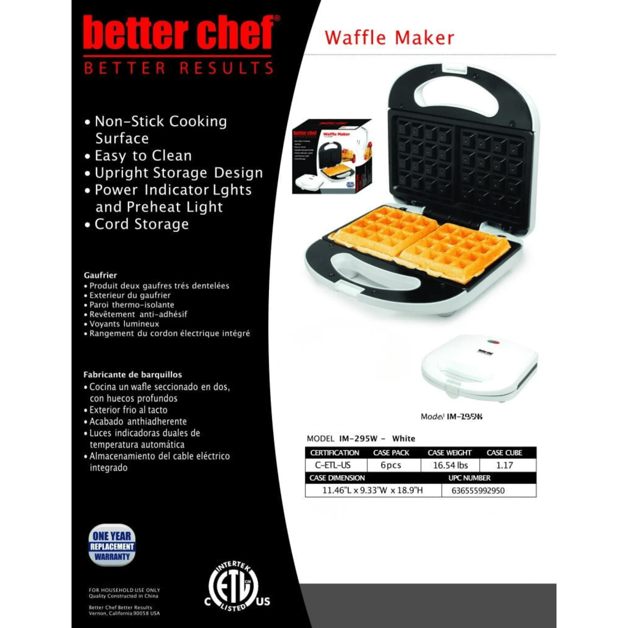 Better Chef Non-Stick Electric Waffle Maker by Jupiter Gear Home - Image 22