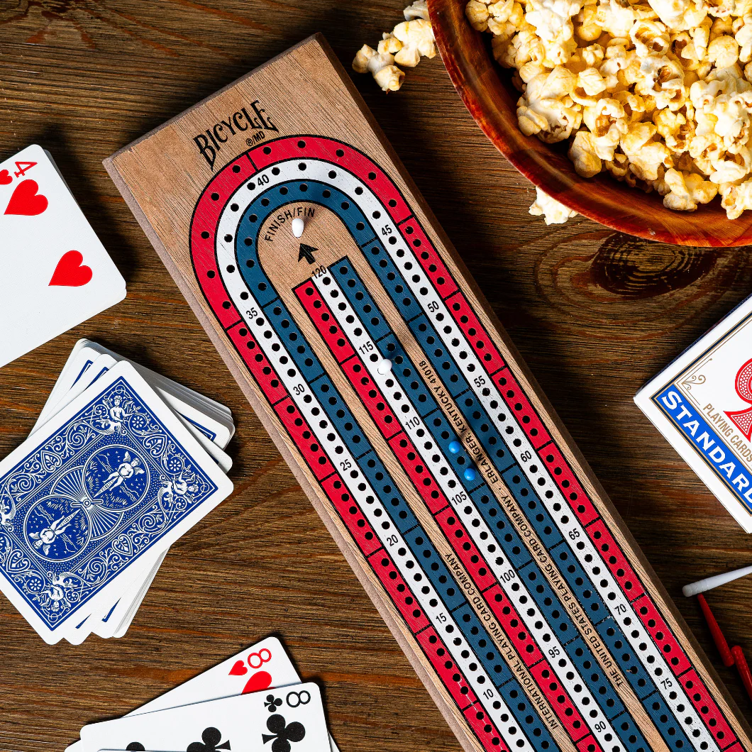 Bicycle: Cribbage Board Set - 3-Track - Image 2