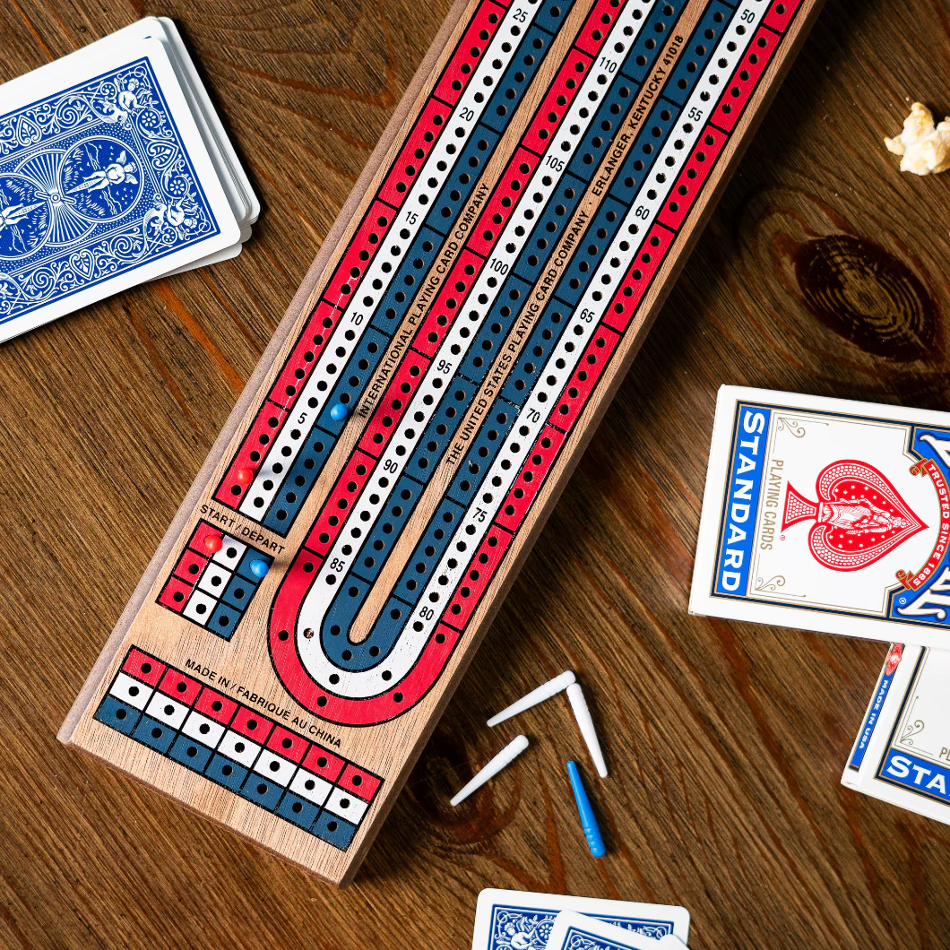 Bicycle: Cribbage Board Set - 3-Track - Image 3