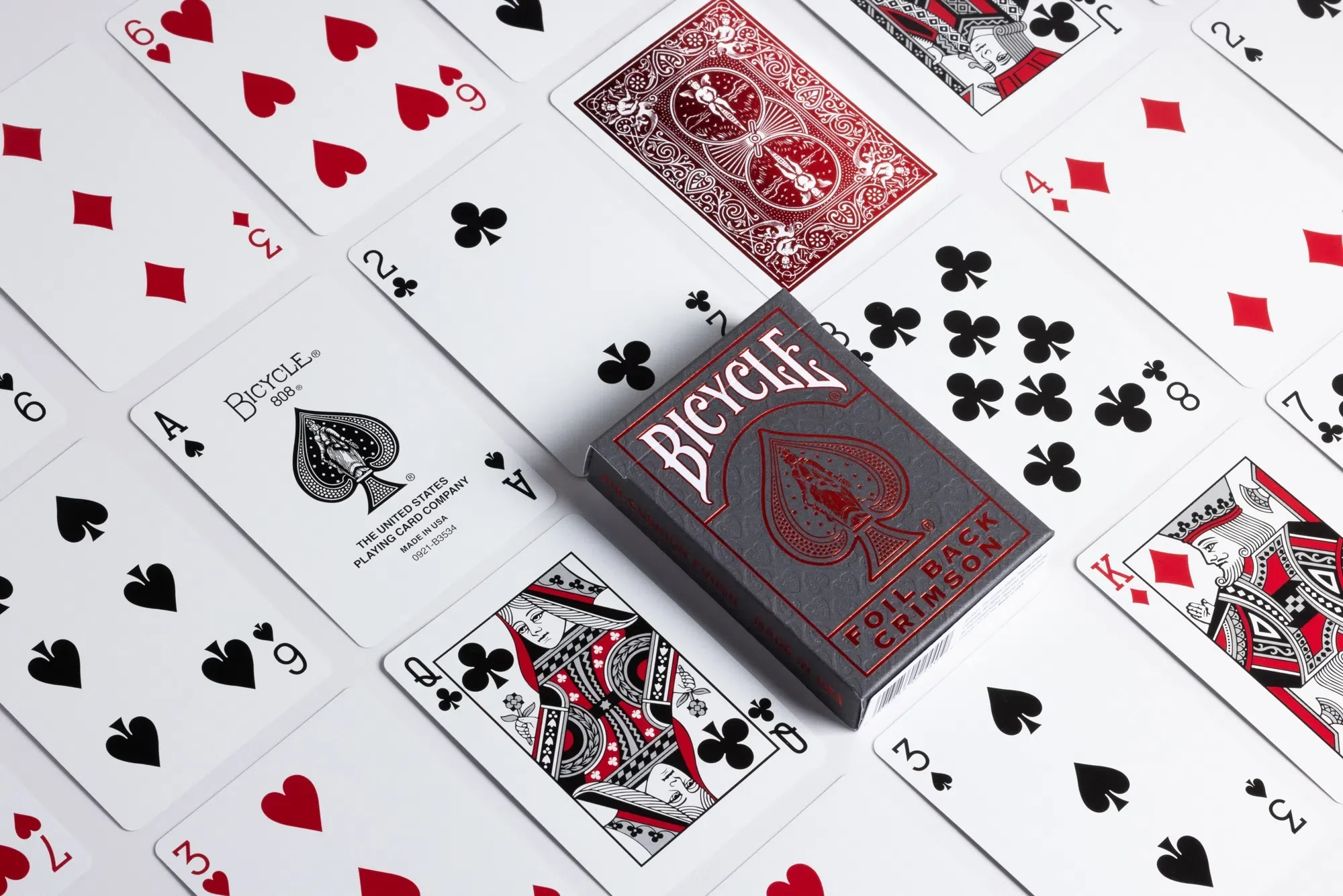 Bicycle Metalluxe Red Foil Back Playing Cards - Image 4