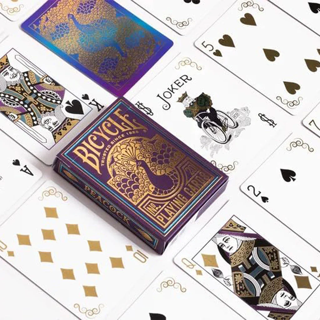 Bicycle Purple Peacock Playing Cards - Image 2