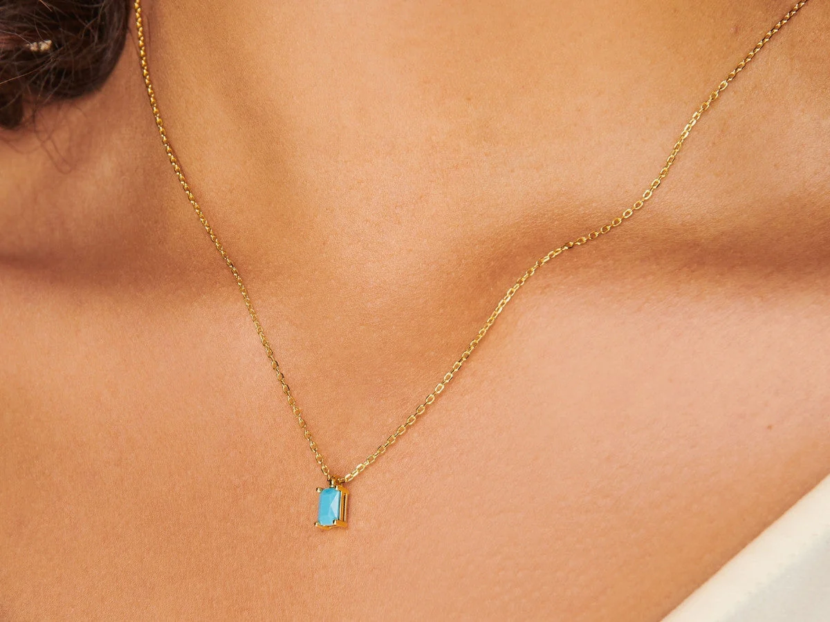Birthstone Turquoise Necklace - December by Little Sky Stone - Image 2