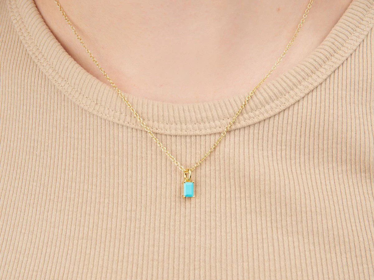 Birthstone Turquoise Necklace - December by Little Sky Stone - Image 4