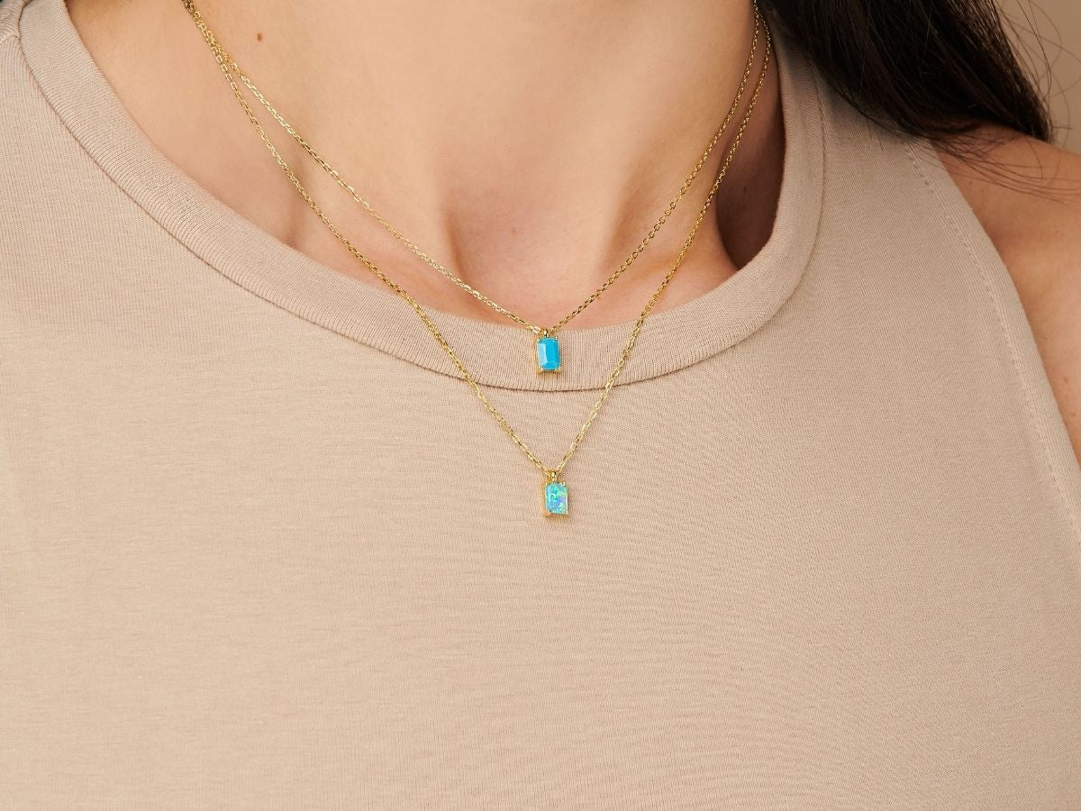 Birthstone Turquoise Necklace - December by Little Sky Stone - Image 6