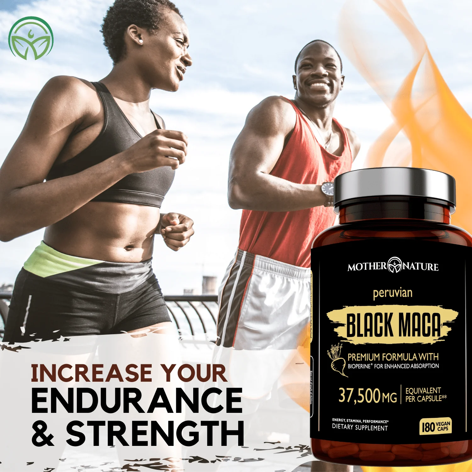 Black Maca Capsules 37,500 mg by Mother Nature Organics - Image 10