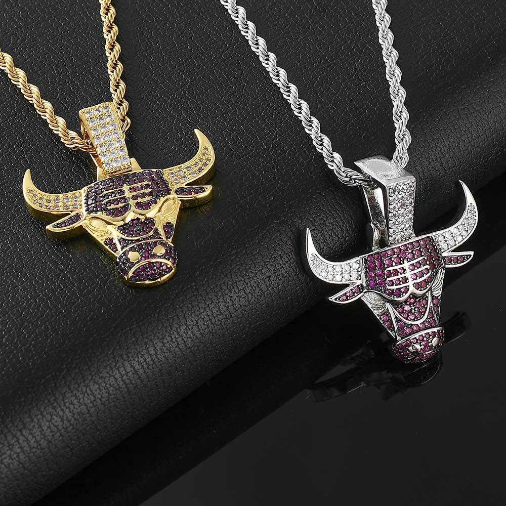 Bling Proud X NBA Chicago Bulls Pendant by Bling Proud | Urban Jewelry Online Store - Image 3