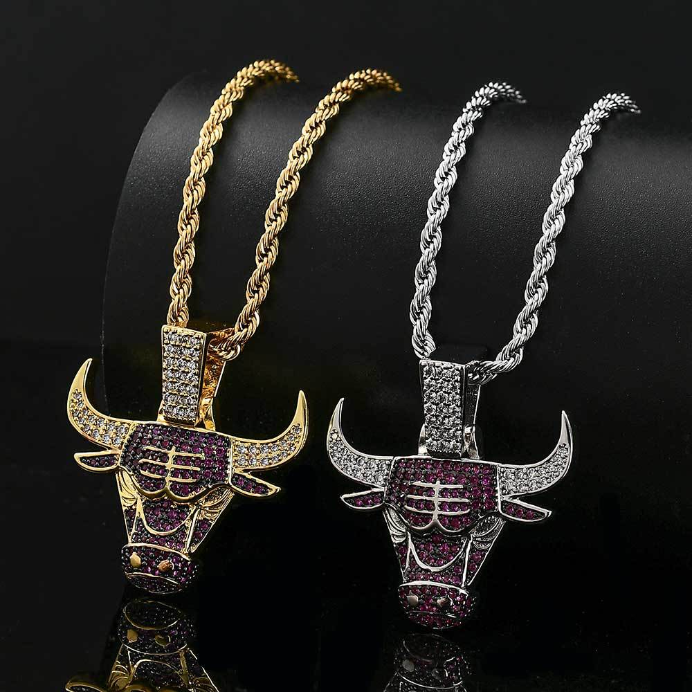 Bling Proud X NBA Chicago Bulls Pendant by Bling Proud | Urban Jewelry Online Store - Image 4