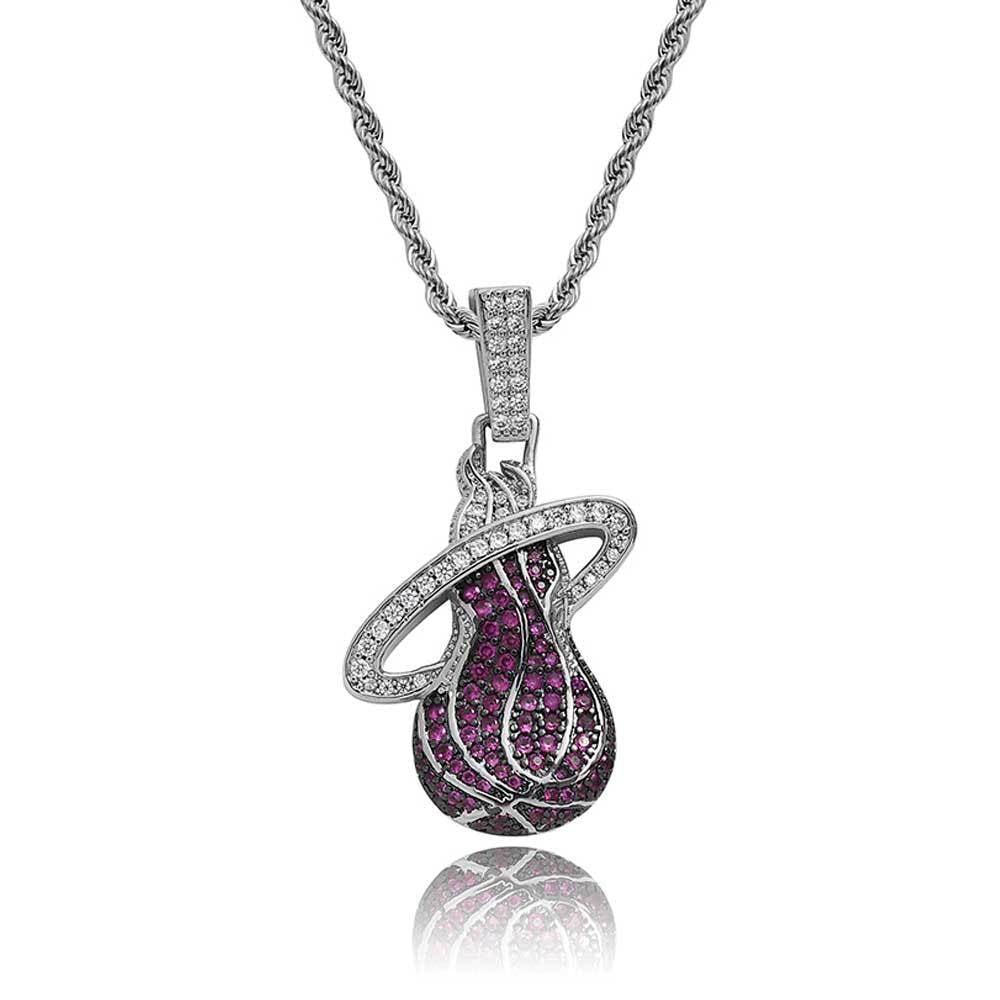 Bling Proud X NBA Miami Heat Pendant by Bling Proud | Urban Jewelry Online Store - Image 2