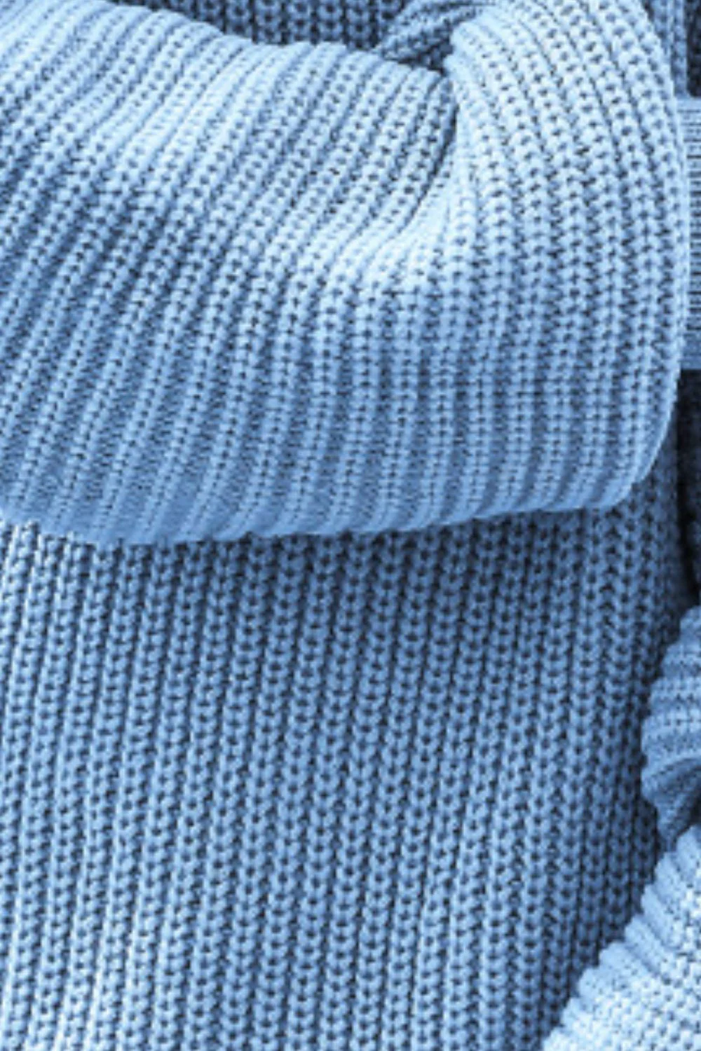 Boat Neck Long Sleeve Mini Sweater Dress - Image 18