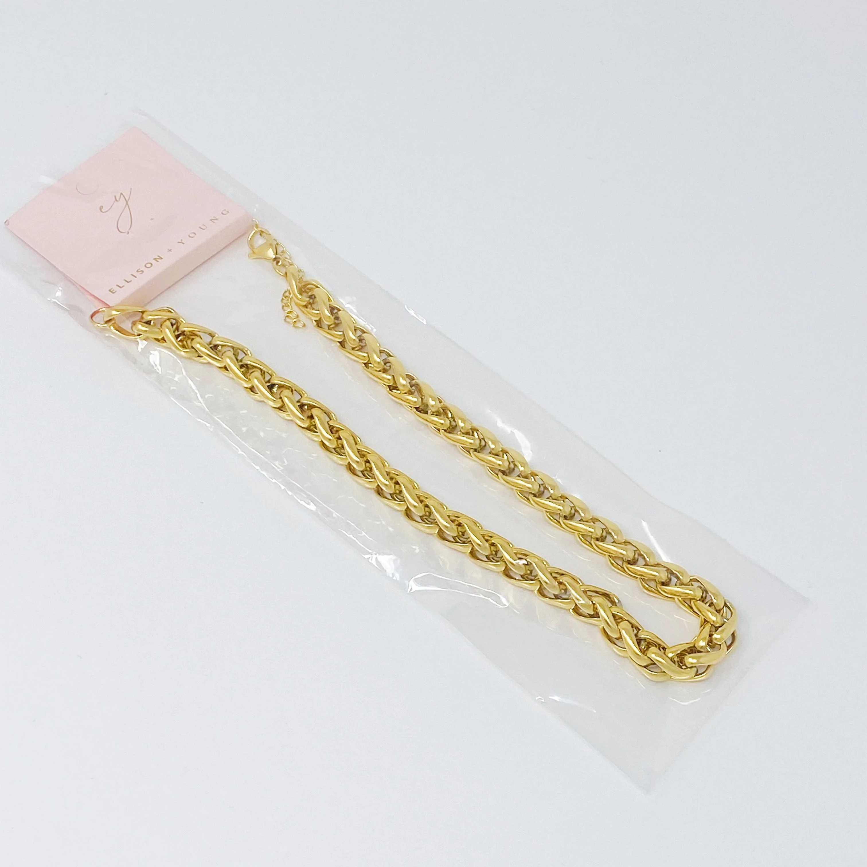 Bold And Edgy Chain Necklace by Ellisonyoung.com - Image 3