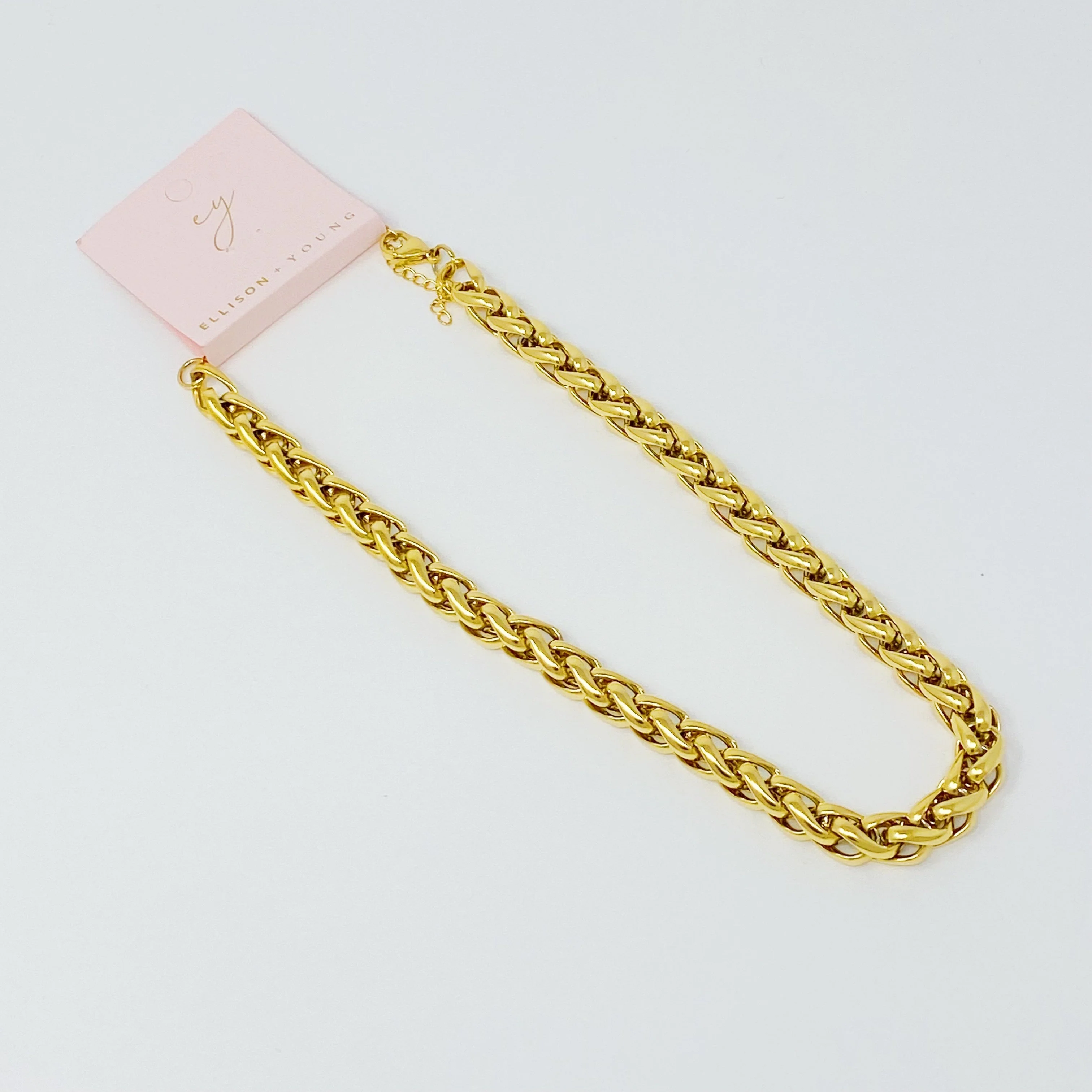 Bold And Edgy Chain Necklace by Ellisonyoung.com - Image 4