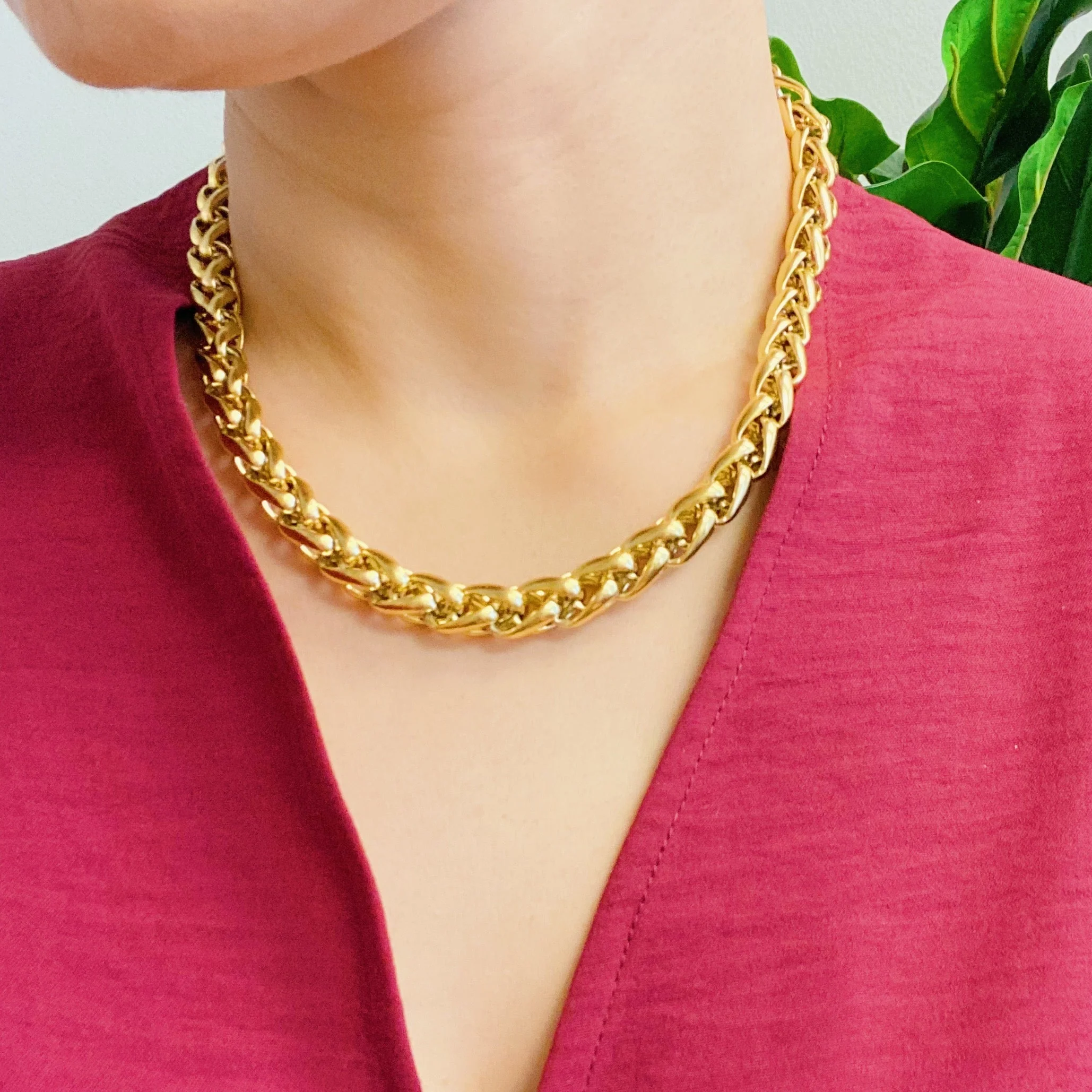 Bold And Edgy Chain Necklace by Ellisonyoung.com - Image 7