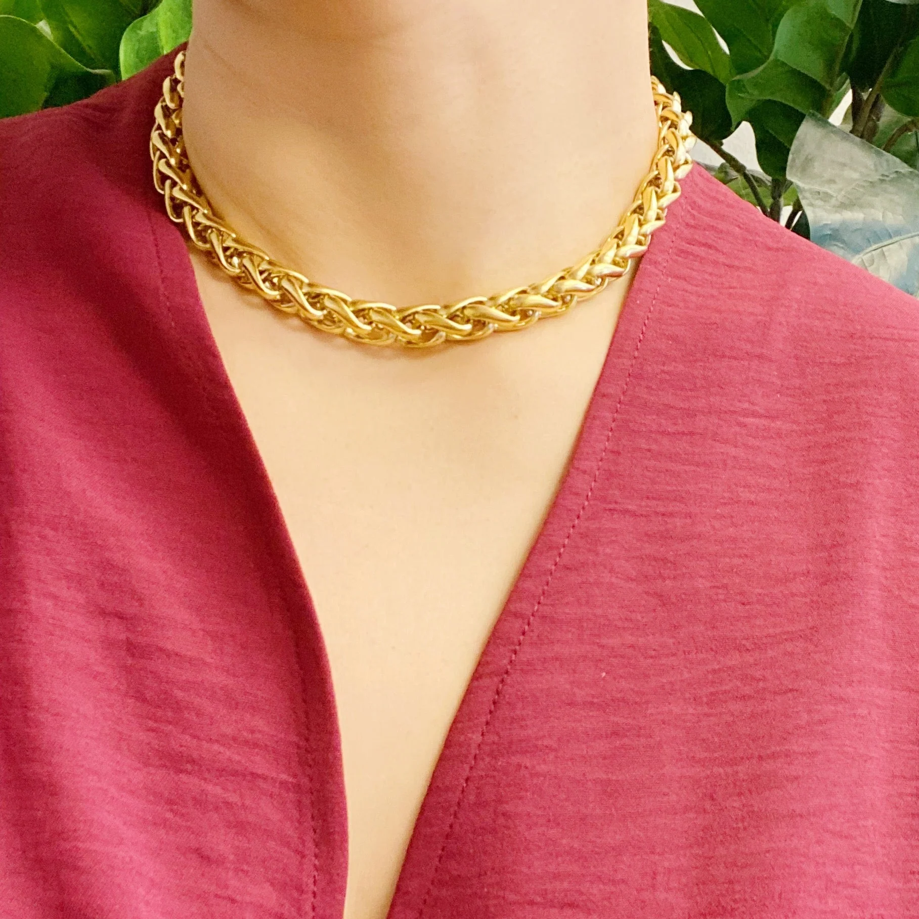 Bold And Edgy Chain Necklace by Ellisonyoung.com - Image 8