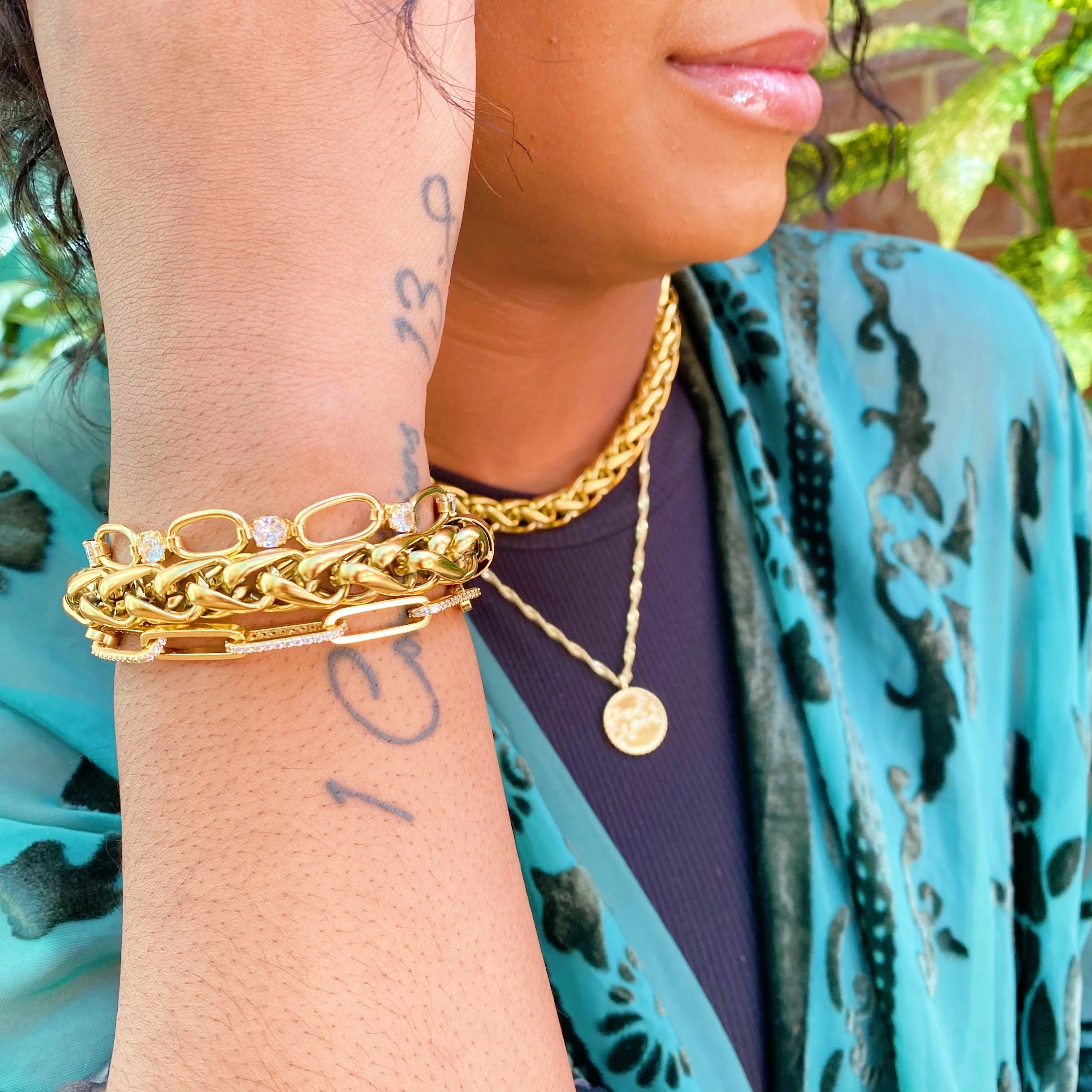 Bold And Edgy Chain Necklace by Ellisonyoung.com - Image 9