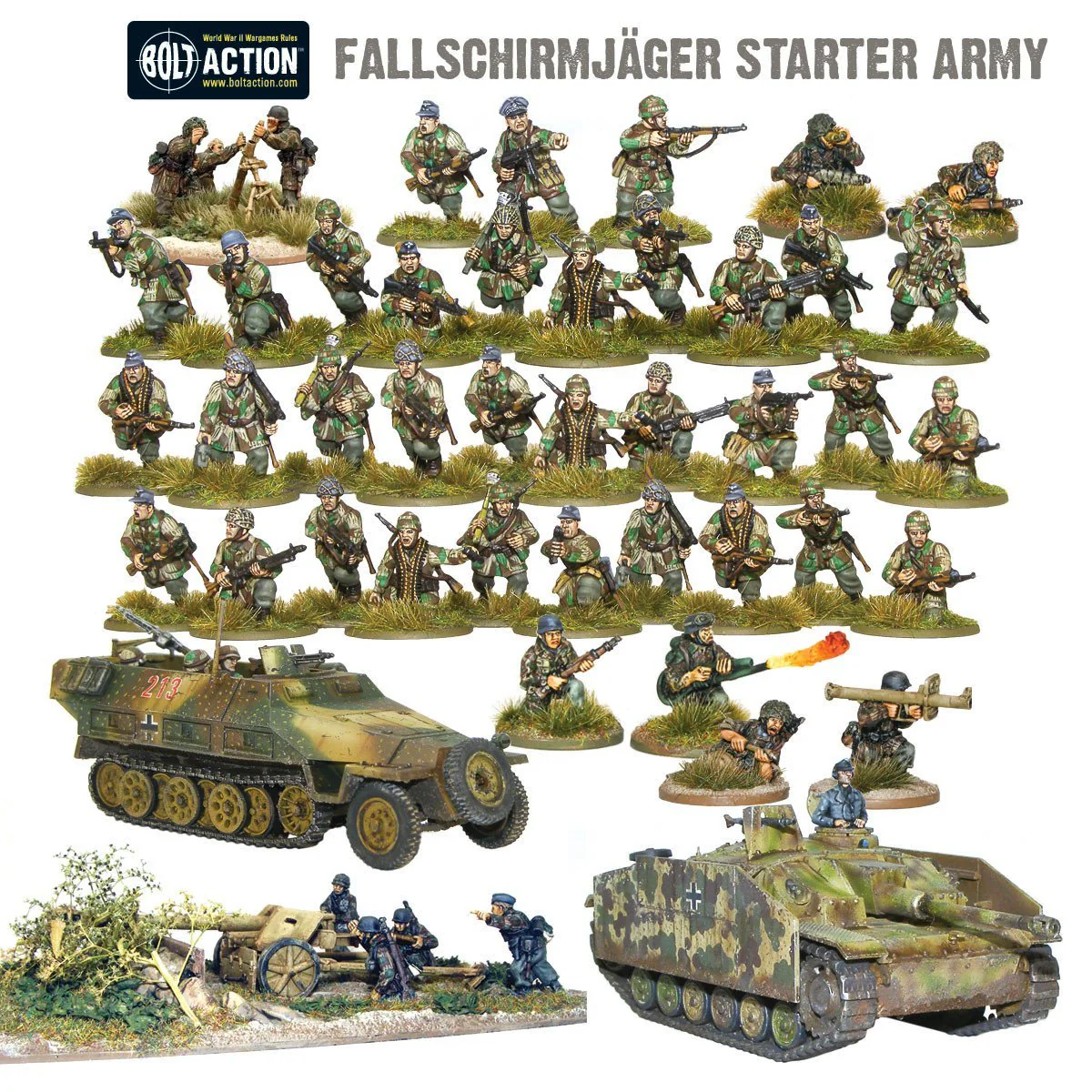 Bolt Action: WWII German Fallschirmjager Starter Army - Image 2