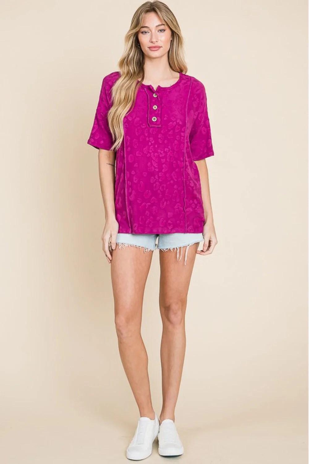 BOMBOM At The Fair Animal Textured Top - Image 5