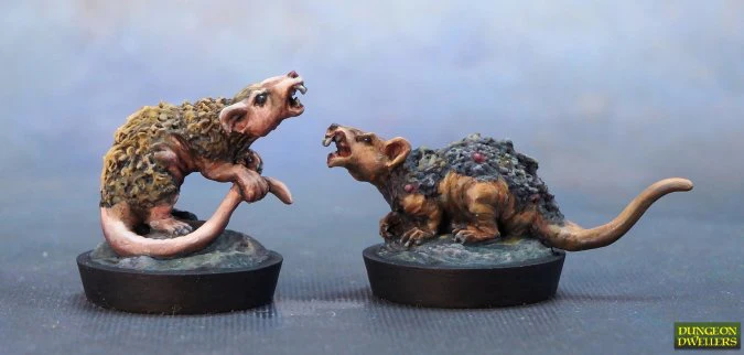 Bones Dungeon Dwellers: Giant Tomb Rats (6) - Image 5