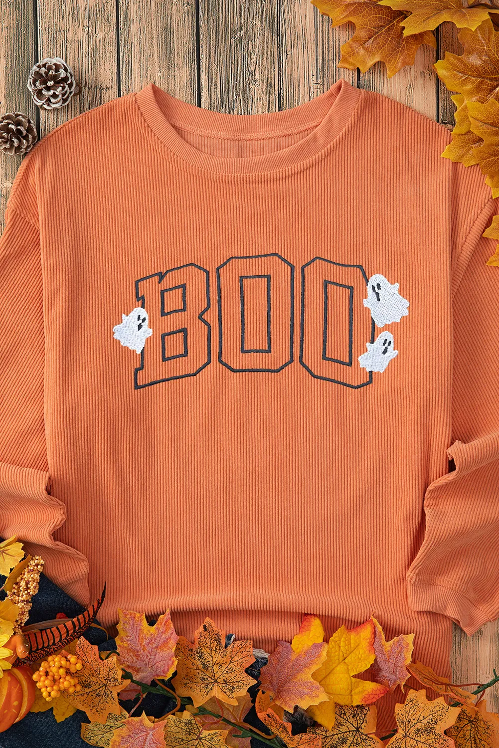 BOO Round Neck Long Sleeve Sweatshirt - Image 4