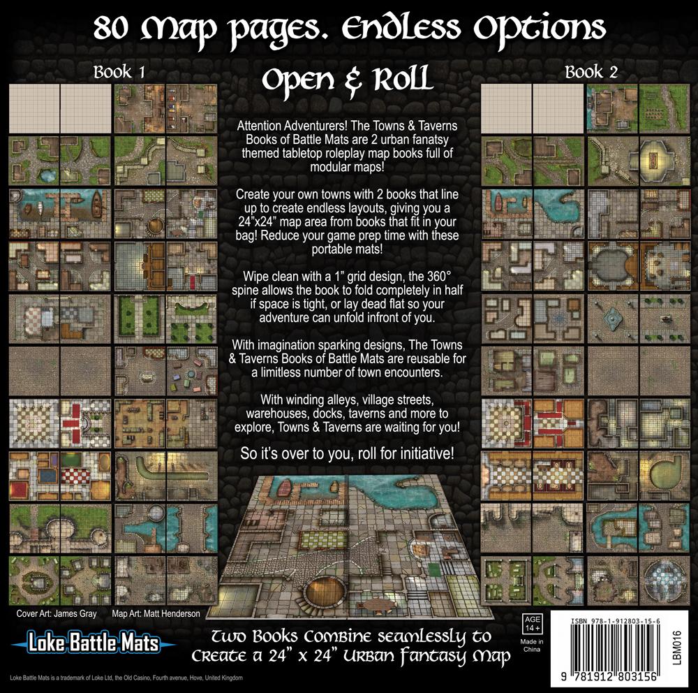 Books of Battle Mats: Towns & Taverns - Image 2