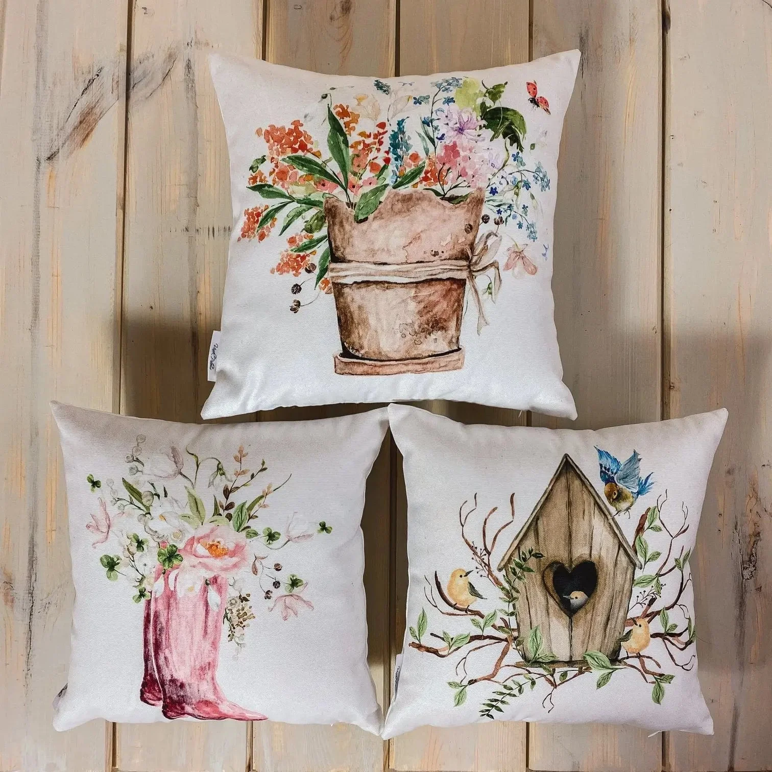 Boot | Flower Pot | Pillow Cover | Pink Floral | Throw Pillow | Pillows | Flower | Flower Vase | Flower Bouquet | Flower Pots | Gift for her by UniikPillows - Image 8