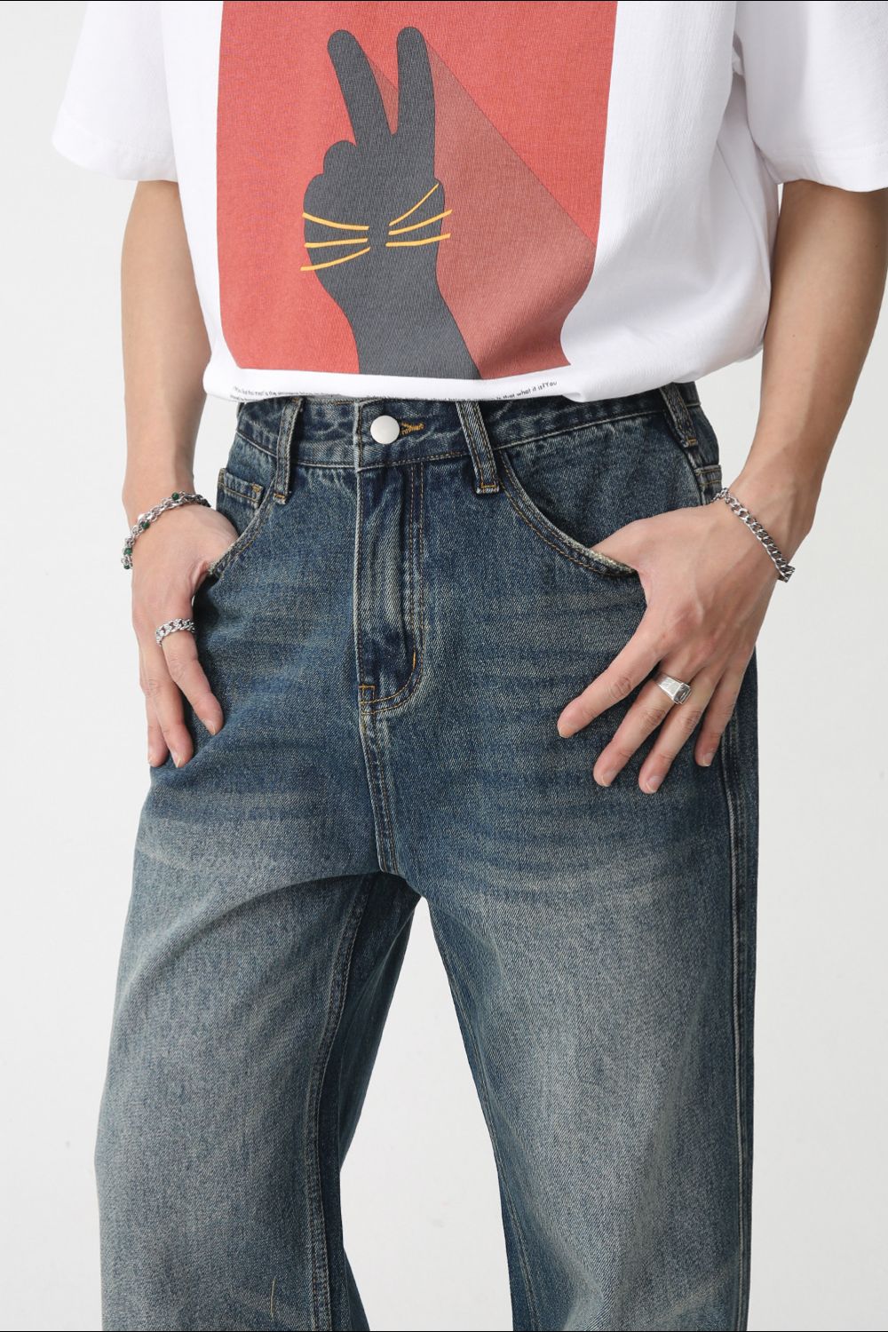 Bootcut Jeans with Pockets - Image 4