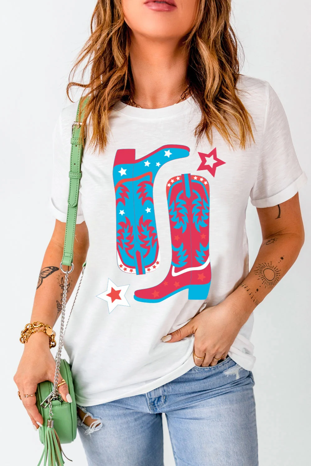Boots Round Neck Short Sleeve T-Shirt - Image 4