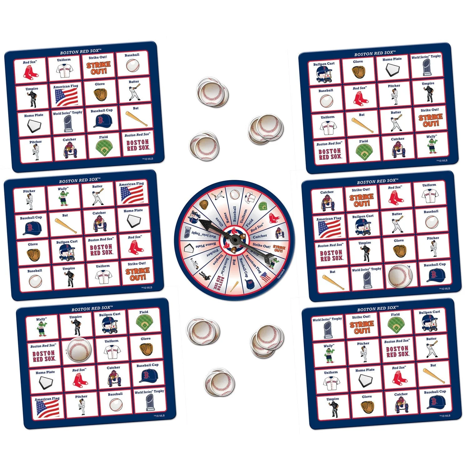 Boston Red Sox Bingo Game by MasterPieces Puzzle Company INC - Image 2