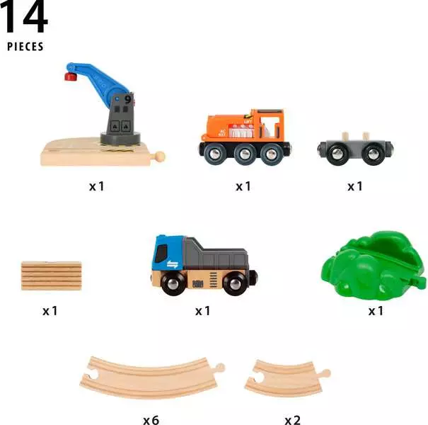 Brio: World Train Set Starter Lift & Load Set - Image 8