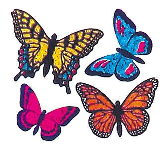 Bulk Roll Prismatic Stickers, Mini Butterflies (100 Repeats) by Present Paper - Image 2