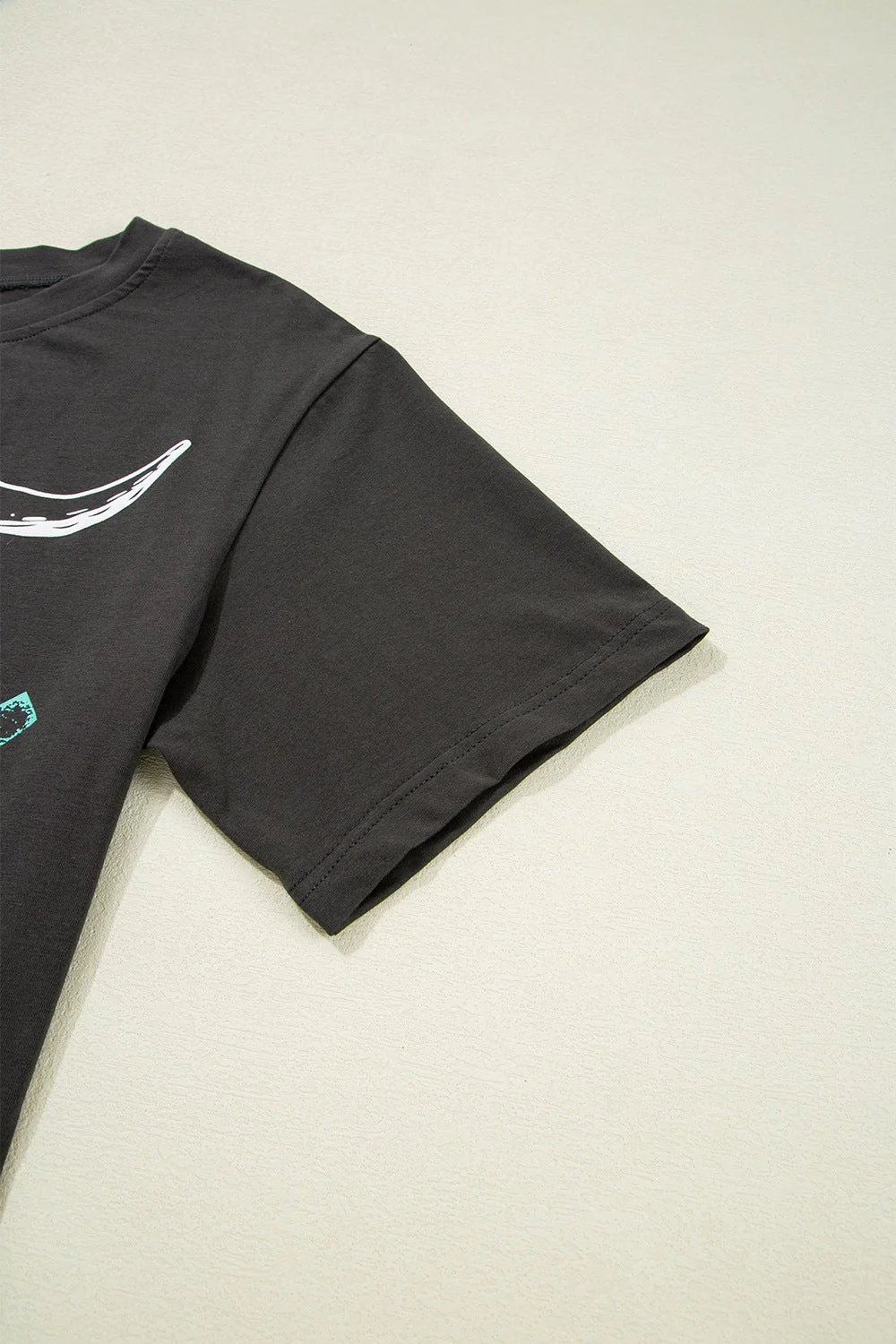 Bull Head Skull Round Neck Short Sleeve T Shirt - Image 8